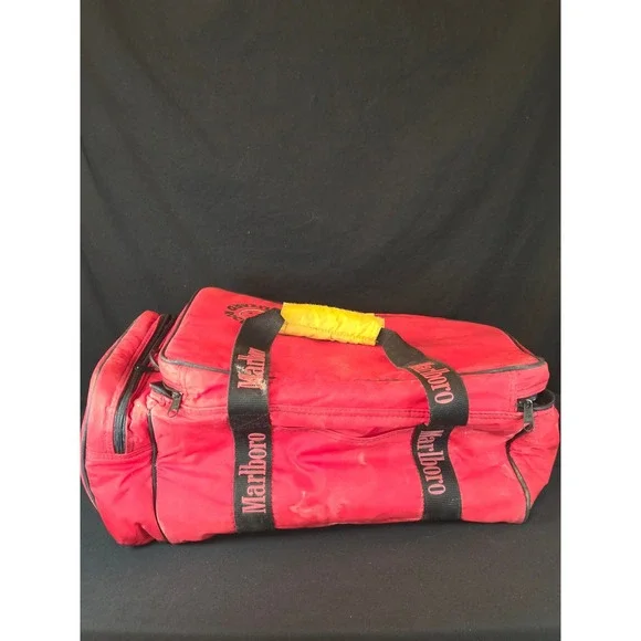 Marlboro Adventure Team Lot of 6 items Cooler & Duffle Bag Fanny Canteen Air Bed